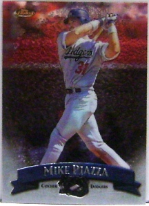 1998 Finest No-Protectors Refractors #15 Mike Piazza