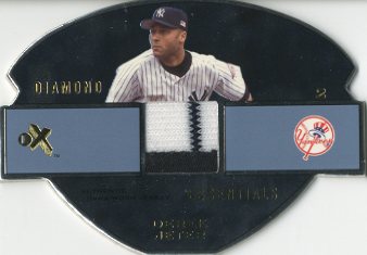 2003 E-X Diamond Essentials Game Jersey 5 #DJ Derek Jeter