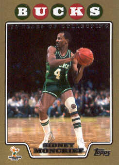 2008-09 Topps Gold Border #177 Sidney Moncrief