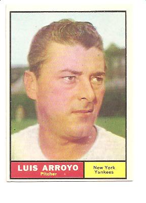 1961 Topps #142 Luis Arroyo