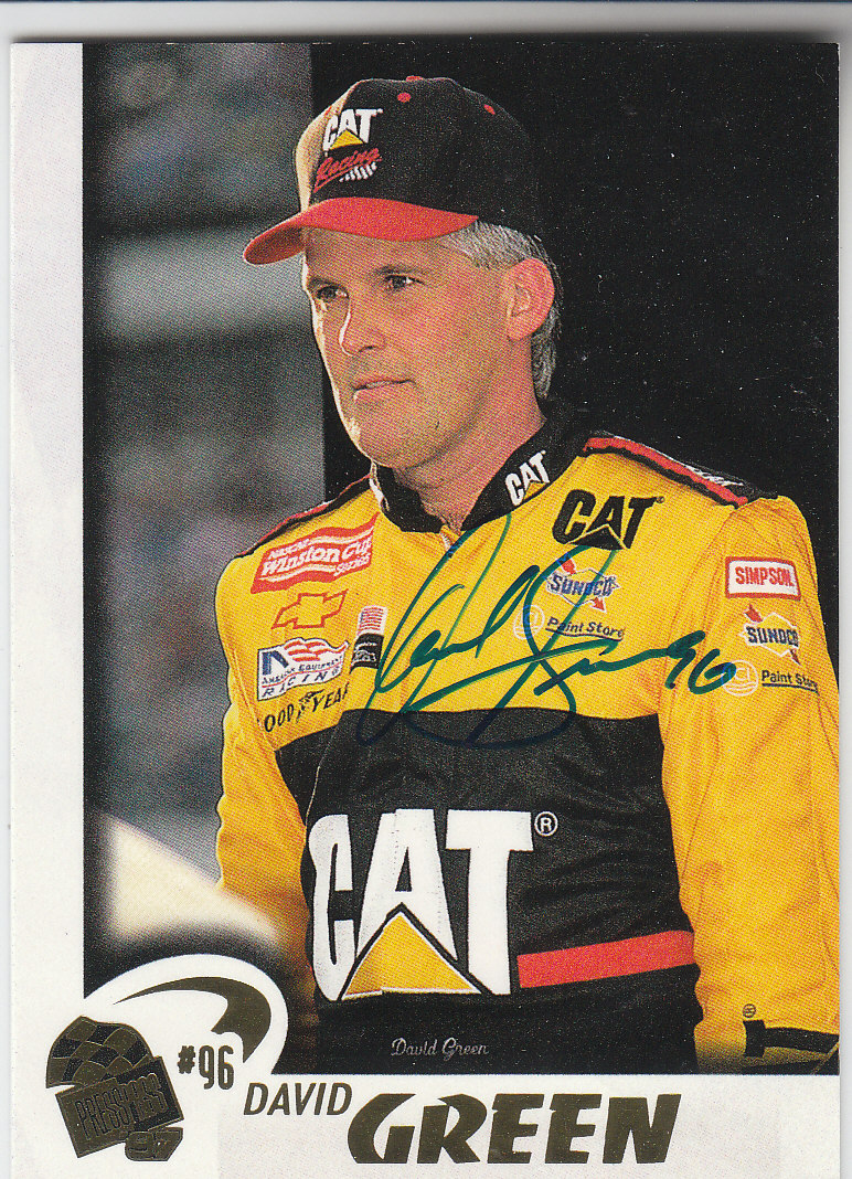 1997 Press Pass Autographs #25 David Green VIP