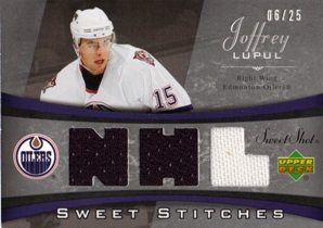 2006-07 Sweet Shot Sweet Stitches Triples #SSJL Joffrey Lupul