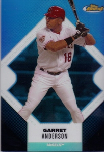 2006 Finest Refractors Blue #15 Garret Anderson