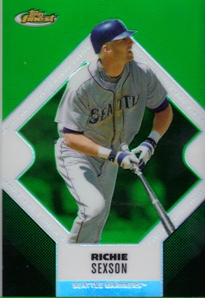 2006 Finest Refractors Green #33 Richie Sexson