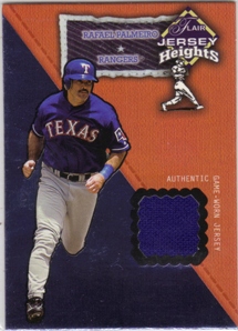 2002 Flair Jersey Heights #19 Rafael Palmeiro
