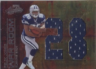 2008 Absolute Memorabilia War Room Materials Oversize Jersey Number #14 Felix Jones