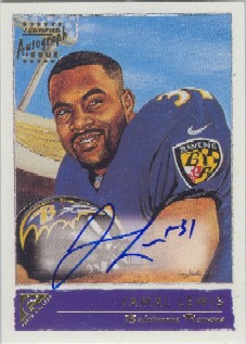 2001 Topps Gallery Autographs #JL Jamal Lewis B