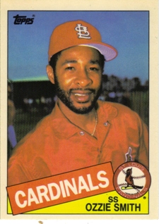 1985 Topps Tiffany #605 Ozzie Smith
