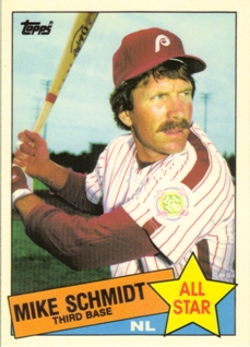 1985 Topps Tiffany #714 Mike Schmidt AS