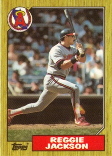 1987 Topps Tiffany #300 Reggie Jackson