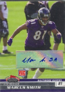 2008 Stadium Club Rookie Autographs #171 Marcus Smith E