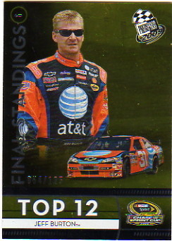 2009 Press Pass Final Standings #113 Jeff Burton/125