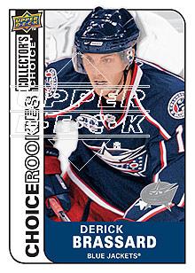 2008-09 Collector's Choice #206 Derick Brassard RC