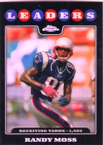 2008 Topps Chrome Refractors #TC128 Randy Moss LL