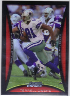2008 Bowman Chrome Refractors #BC171 Terrell Owens