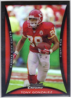 2008 Bowman Chrome Refractors #BC210 Tony Gonzalez