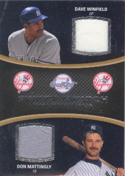 2008 Sweet Spot Swatches Dual #DMW Dave Winfield/Don Mattingly