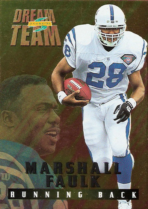 1995 Score Dream Team #DT8 Marshall Faulk