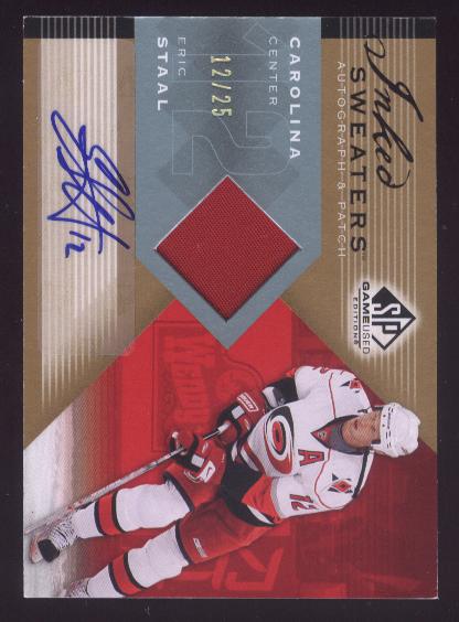 2007-08 SP Game Used Inked Sweaters Patches #ISES Eric Staal