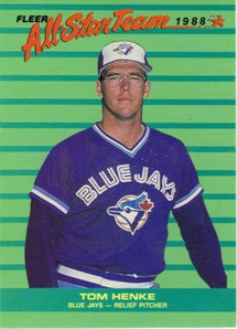 1988 Fleer All-Stars #2 Tom Henke