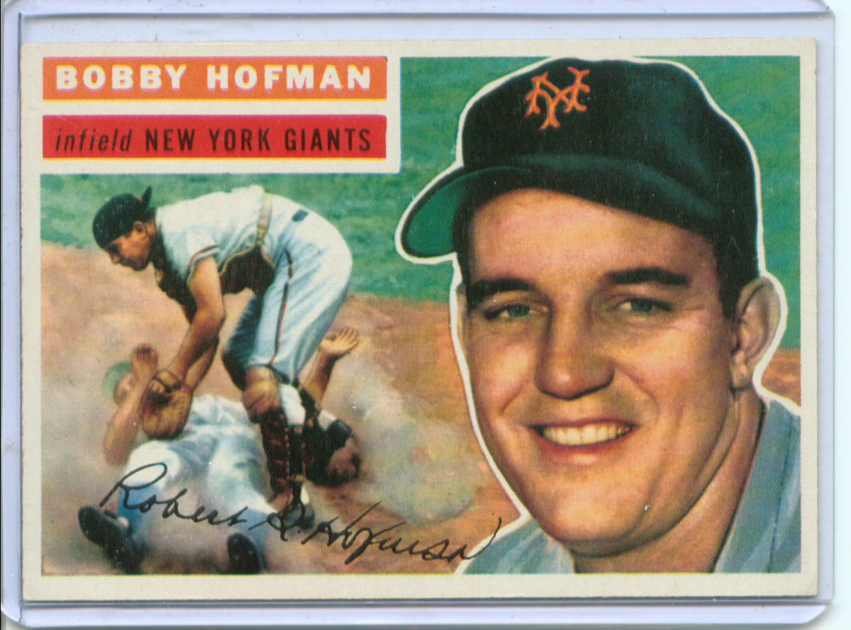 1956 Topps #28 Bobby Hofman