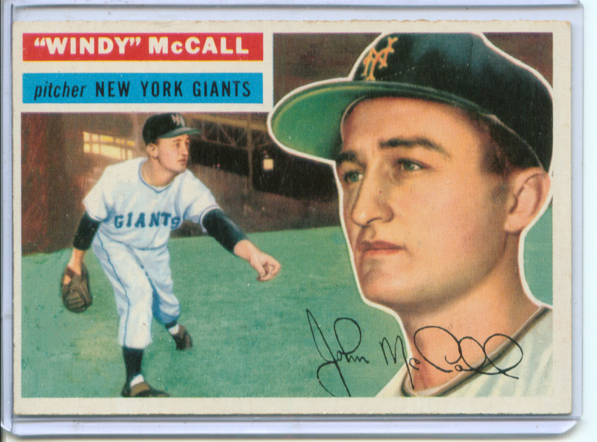 1956 Topps #44 Windy McCall