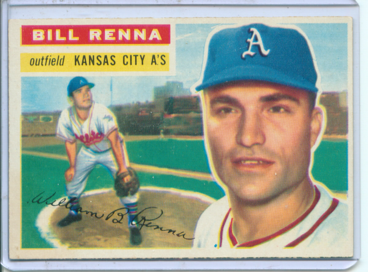 1956 Topps #82 Bill Renna DP