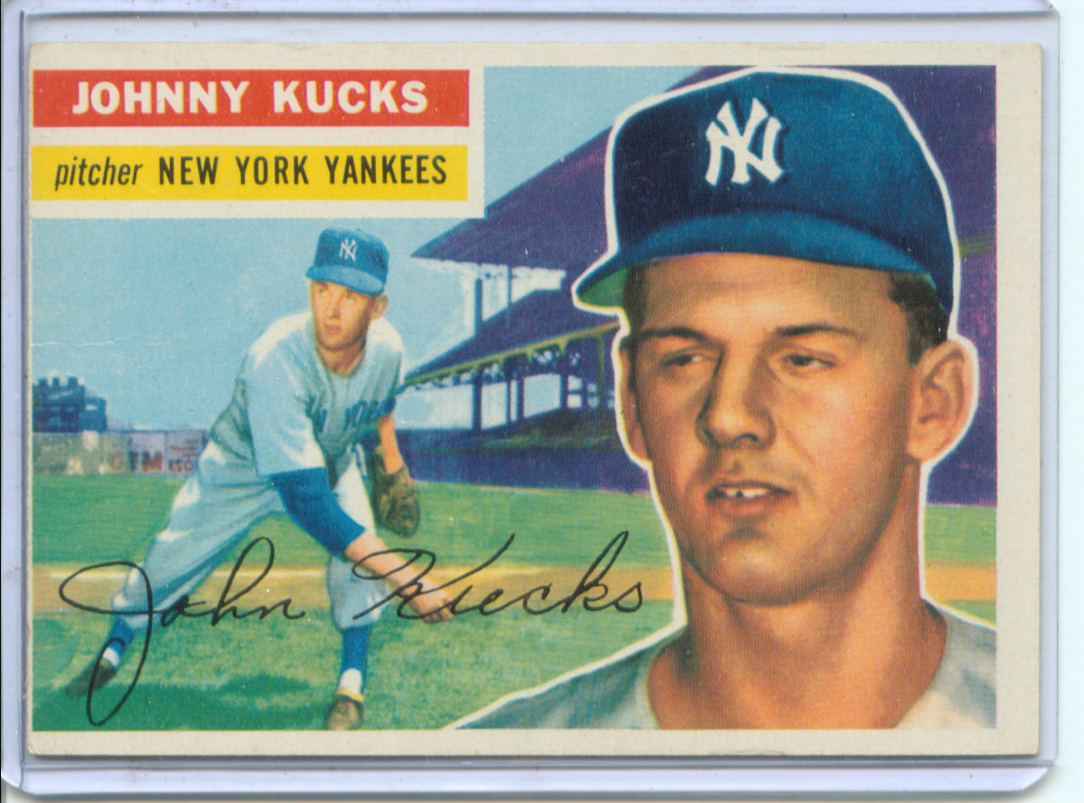 1956 Topps #88 Johnny Kucks RC