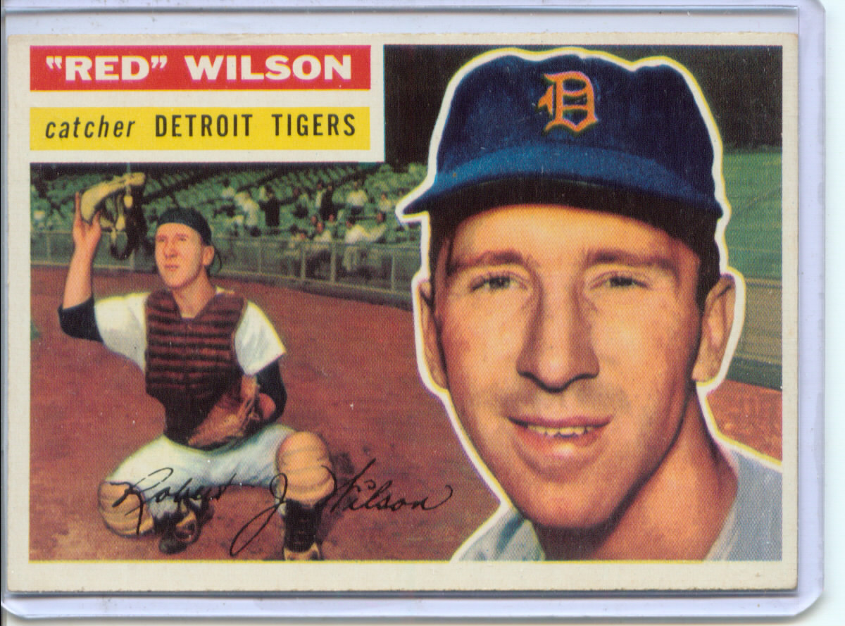 1956 Topps #92 Bob (Red) Wilson