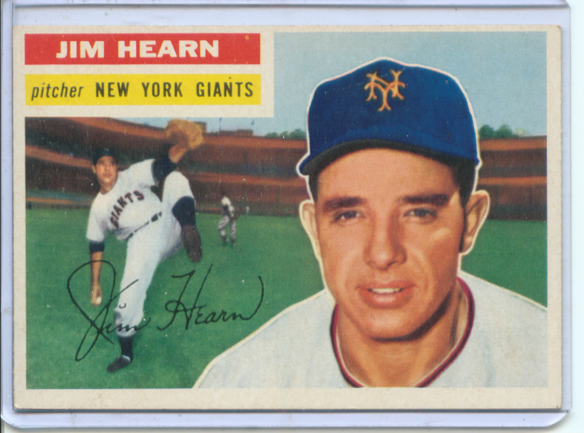 1956 Topps #202 Jim Hearn