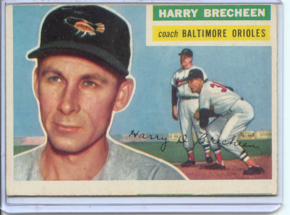 1956 Topps #229 Harry Brecheen CO