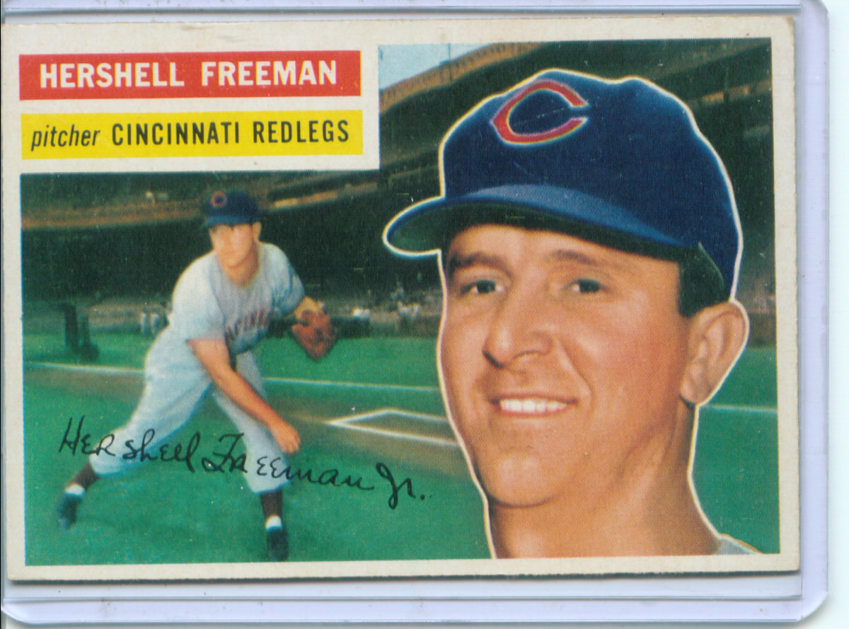 1956 Topps #242 Hershell Freeman