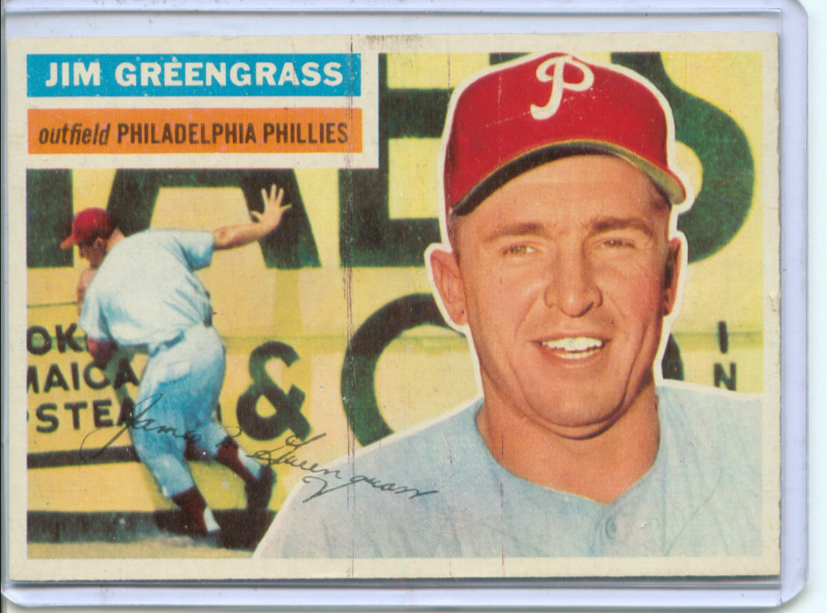 1956 Topps #275 Jim Greengrass