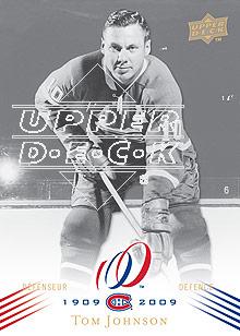 2008-09 Upper Deck Montreal Canadiens Centennial #15 Tom Johnson