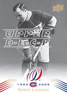 2008-09 Upper Deck Montreal Canadiens Centennial #19 Newsy Lalonde