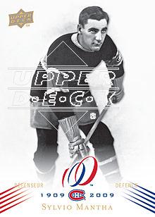 2008-09 Upper Deck Montreal Canadiens Centennial #27 Sylvio Mantha
