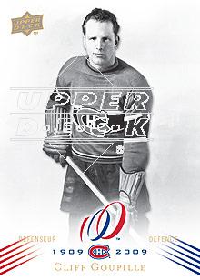 2008-09 Upper Deck Montreal Canadiens Centennial #59 Cliff Goupille