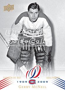 2008-09 Upper Deck Montreal Canadiens Centennial #62 Gerry McNeil