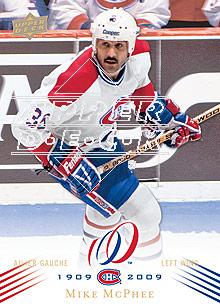 2008-09 Upper Deck Montreal Canadiens Centennial #64 Mike McPhee