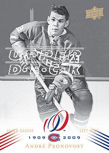 2008-09 Upper Deck Montreal Canadiens Centennial #65 Andre Pronovost
