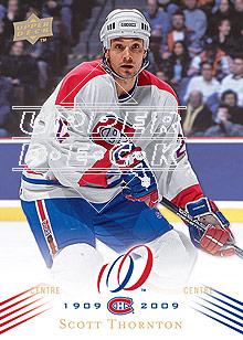 2008-09 Upper Deck Montreal Canadiens Centennial #67 Scott Thornton