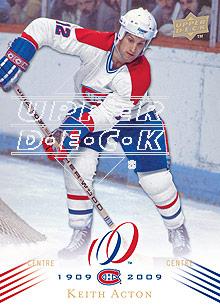 2008-09 Upper Deck Montreal Canadiens Centennial #68 Keith Acton