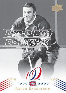 2008-09 Upper Deck Montreal Canadiens Centennial #70 Ralph Backstrom