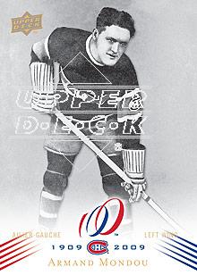 2008-09 Upper Deck Montreal Canadiens Centennial #74 Armand Mondou