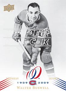 2008-09 Upper Deck Montreal Canadiens Centennial #77 Walter Buswell