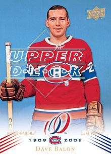 2008-09 Upper Deck Montreal Canadiens Centennial #92 Dave Balon