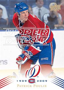 2008-09 Upper Deck Montreal Canadiens Centennial #94 Patrick Poulin