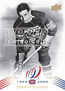 2008-09 Upper Deck Montreal Canadiens Centennial #96 Johnny Gagnon
