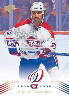 2008-09 Upper Deck Montreal Canadiens Centennial #100 Gaston Gingras