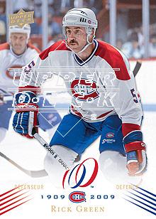 2008-09 Upper Deck Montreal Canadiens Centennial #102 Rick Green